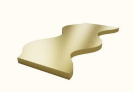 Aisle Floor - Gold Wavy Aisle