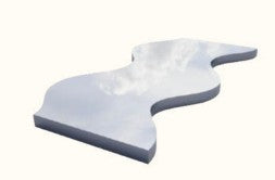 Aisle Floor - Mirror Wavy Aisle
