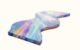 Aisle Floor - Holographic Wavy Aisle