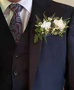 Tropical White Buttonhole Collection