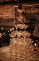 Champagne Glass Tower - Champagne Saucer