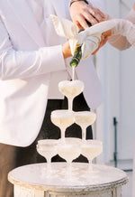 Champagne Glass Tower - Champagne Saucer