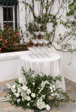 Champagne Glass Tower - Champagne Saucer