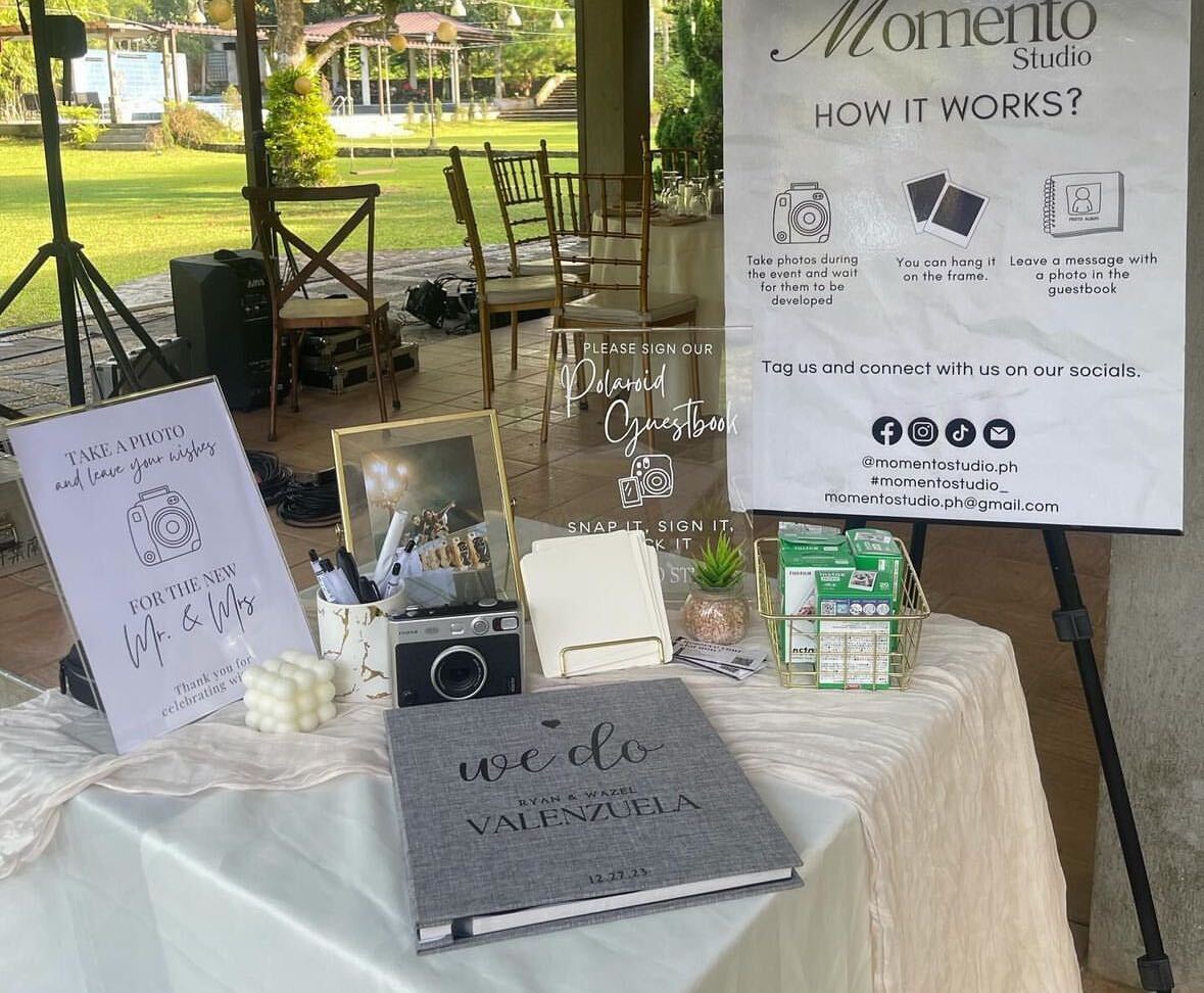 Polaroid Camera Guest Book