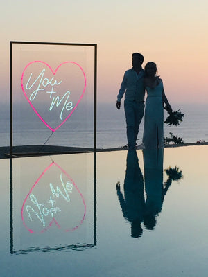 You + Me Neon Sign