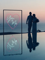 You + Me Neon Sign