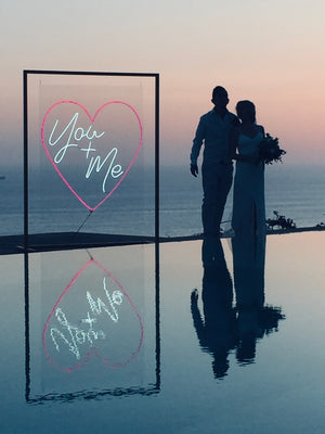 You + Me Neon Sign