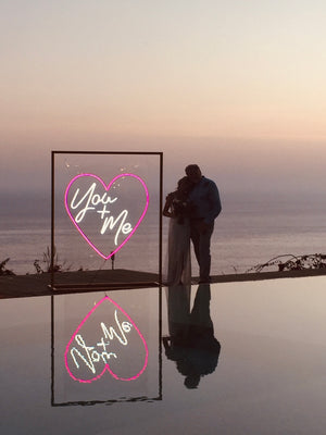 You + Me Neon Sign