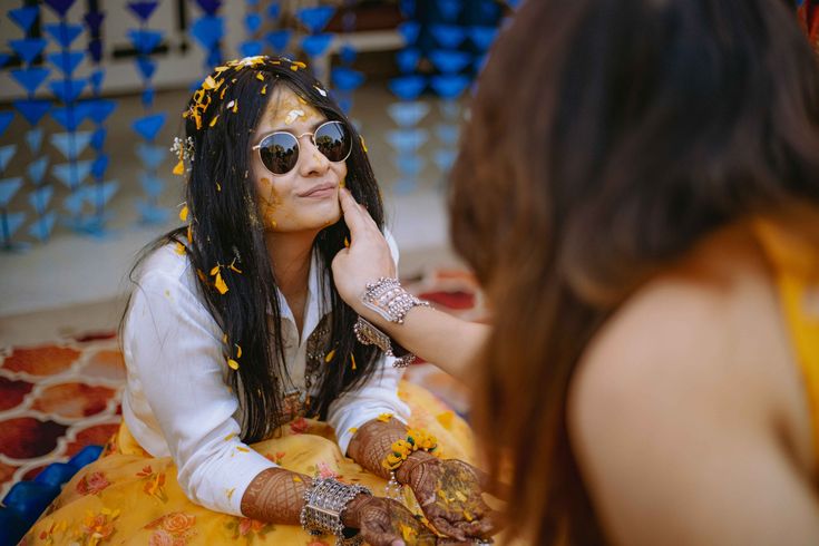 Symbolic Haldi Ceremony