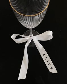 Customized Satin Ribbon Guest Name