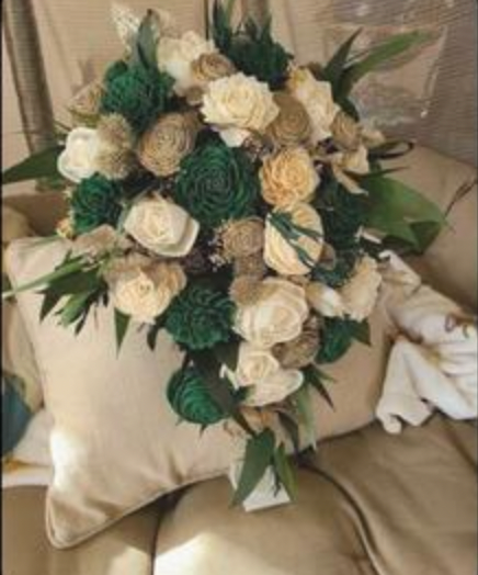 Custom Bridal Bouquet - Moody Tones