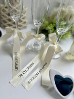Customized Satin Ribbon Guest Name