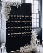 Champagne and Shot Wall