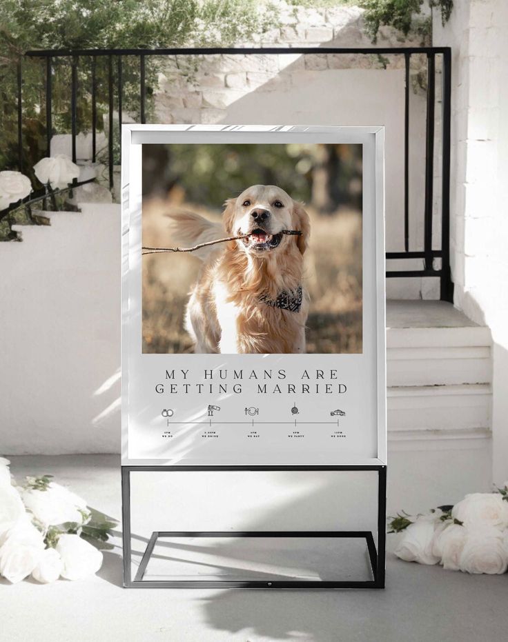 Wedding Program Signage