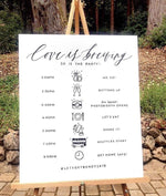 Wedding Program Signage
