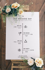 Wedding Program Signage