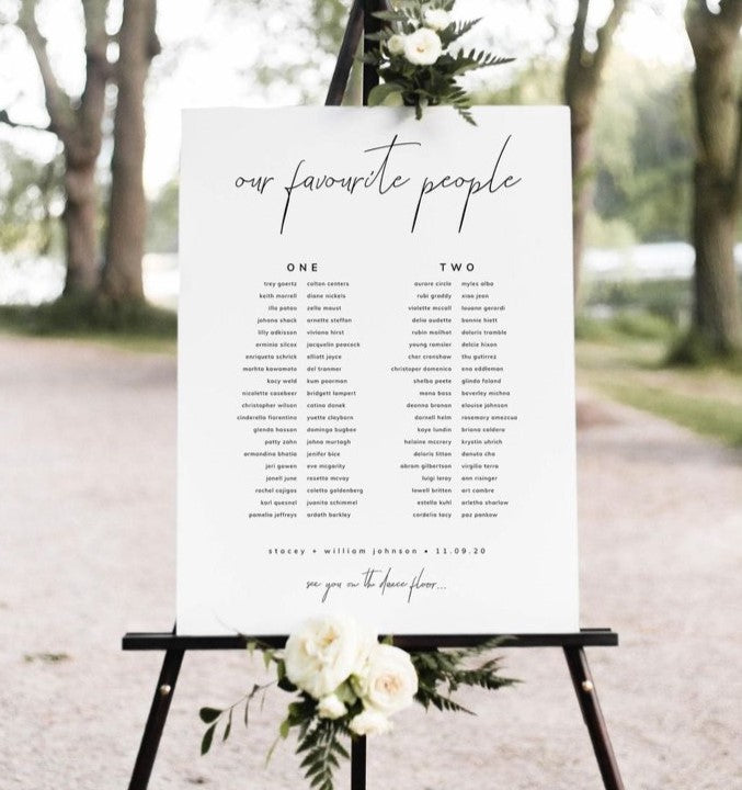Seating Chart