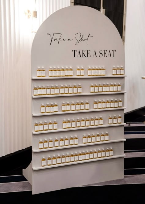 Champagne and Shot Wall