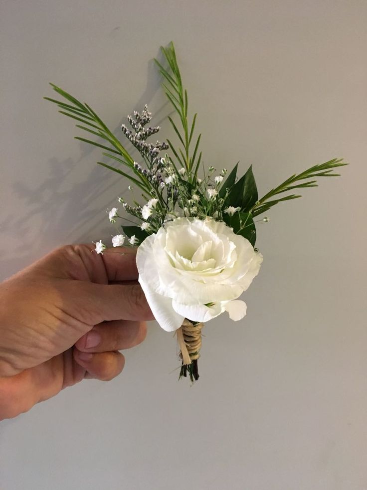 Tropical White Buttonhole Collection