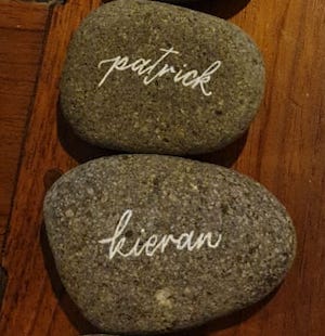 Bali Stone Place Card