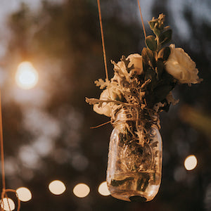 Hanging Mason Jars