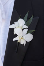 Tropical White Buttonhole Collection