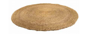 Round Rattan Rug