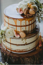 Intimate 1 Tier Cake - Naked & Semi Naked