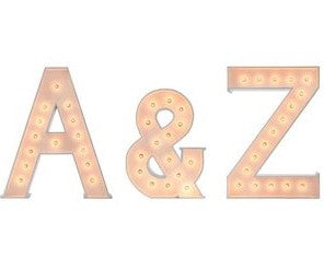 Large Letters - Initial Letter Lights 180cm