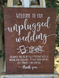 Unplugged Signage